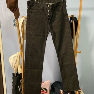 Levi’s 501 Black Indigo-Ish Stretch Jeans